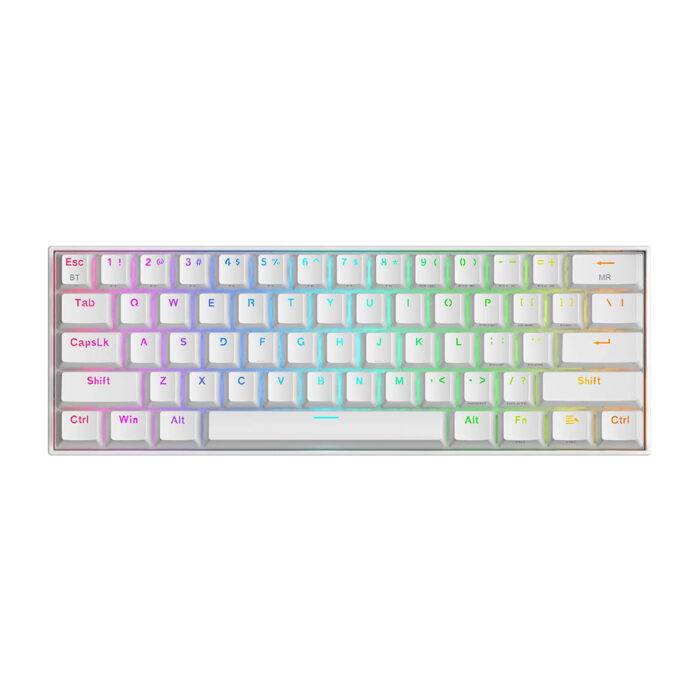 Draconic K530 PRO Mechanical Gaming Keyboard BT RGB Red switch White
