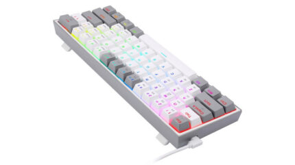 Fizz Pro White Grey K616 RGB Wireless Wired Mechanical Gaming Keyboard 2