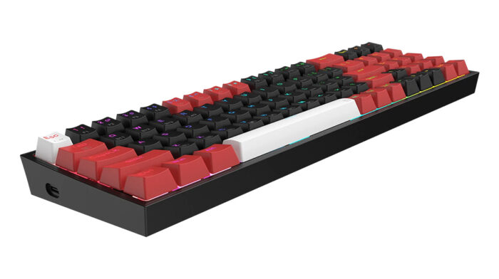 Pollux K628 RGB Pro Wired Wireless Mechanical RGB Gaming Keyboard red switch 3